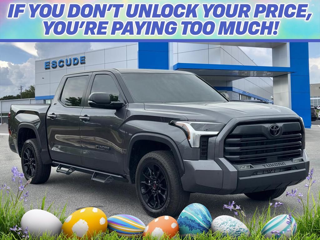 Magnetic Gray Metallic 2025 Toyota Tundra SR5 CrewMax Cab 4WD Pickup Truck Four-Wheel Drive Automatic