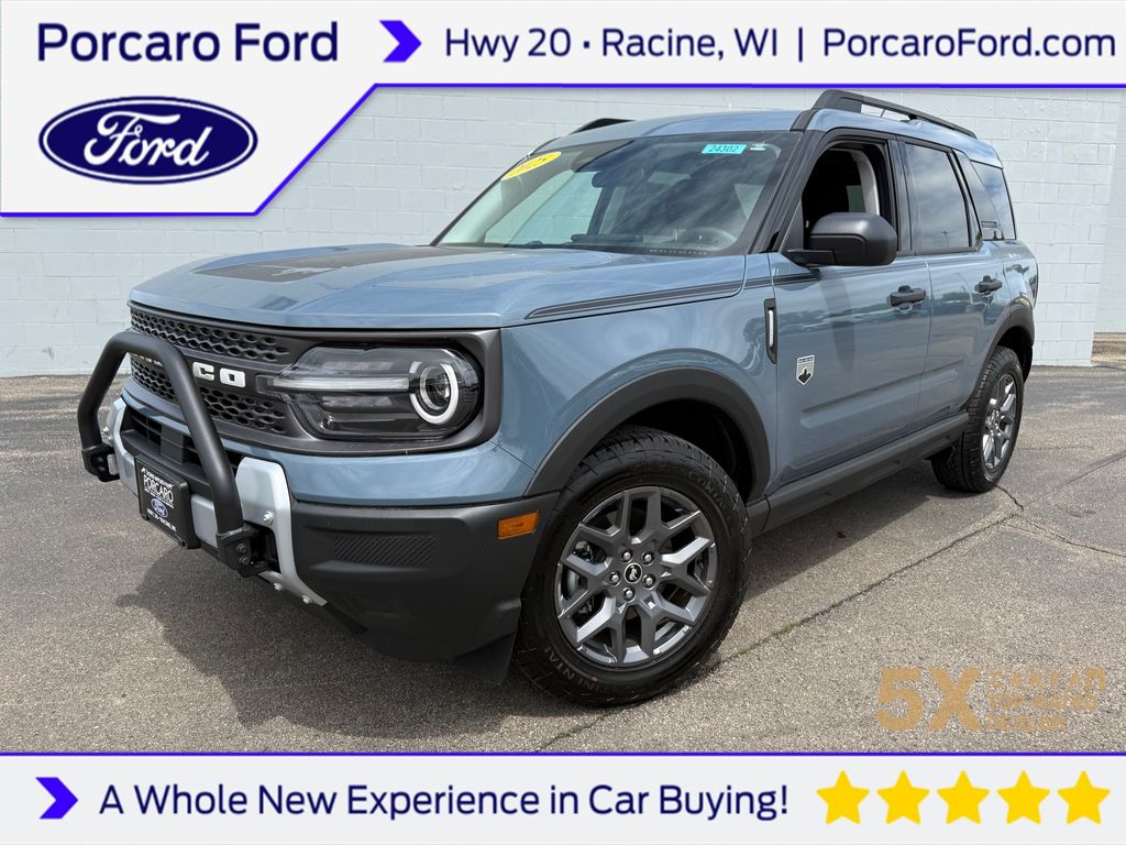 Blue (Azure Gray Metallic Tri-Coat) 2025 Ford Bronco Sport Big Bend AWD SUV / Crossover All-Wheel Drive 8-Speed Automatic