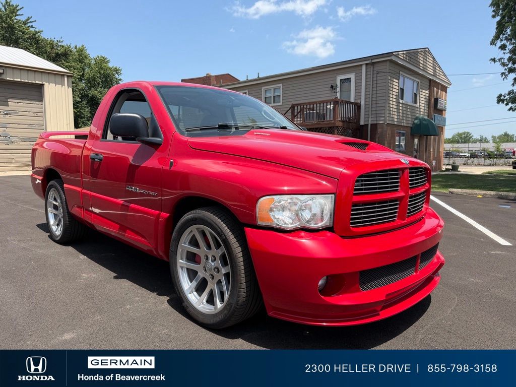 Flame Red 2005 Dodge RAM 1500 Pickup Truck Rear-Wheel Drive 6-Speed Manual