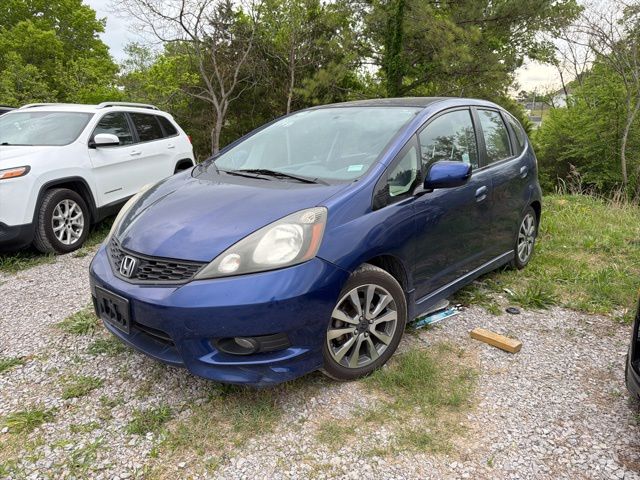 Blue 2013 Honda Fit Sport Hatchback Front-Wheel Drive 5-Speed Manual
