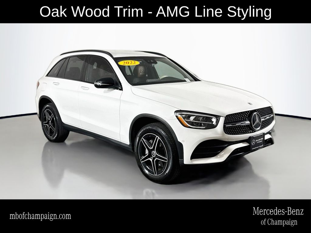 Polar White 2022 Mercedes-Benz GLC SUV / Crossover All-Wheel Drive 9-Speed Automatic
