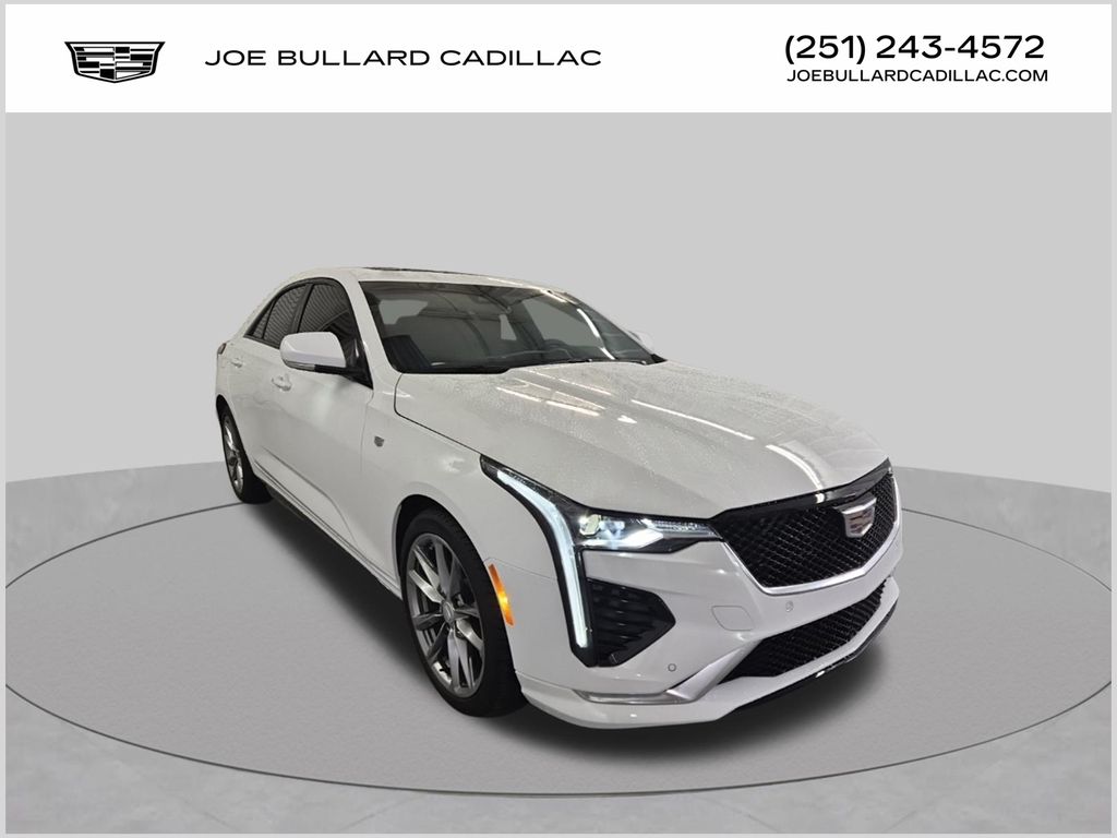 Summit White 2026 Cadillac CT4 Sedan Rear-Wheel Drive 8-Speed Automatic