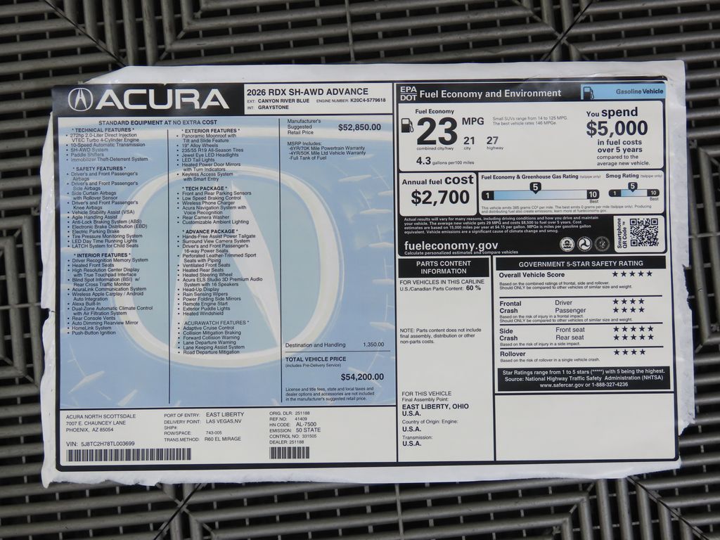 Thumbnail: 2026 Acura RDX - 9