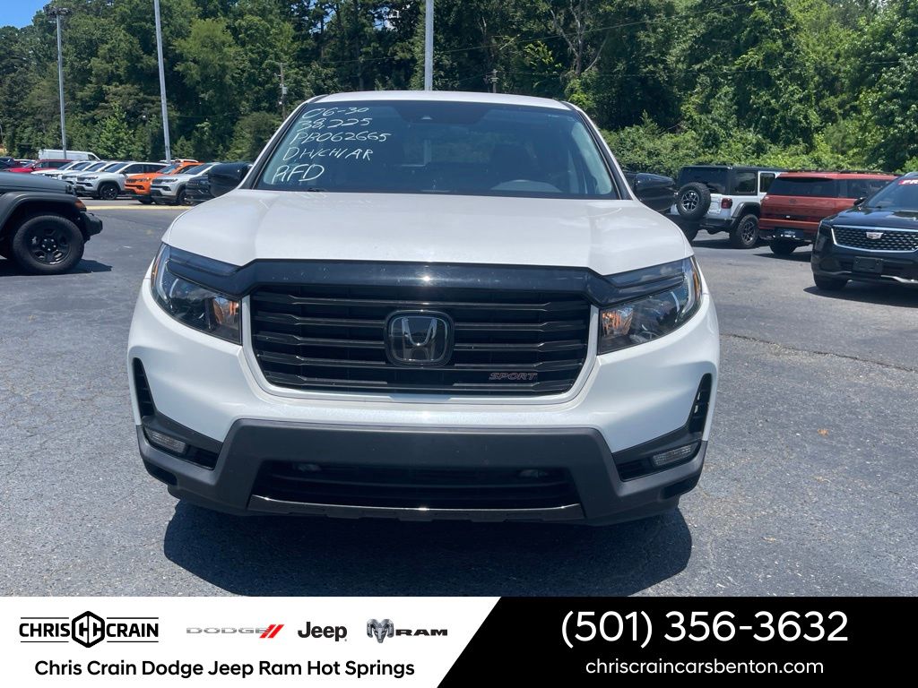 White 2023 Honda Ridgeline Pickup Truck All-Wheel Drive 9-Speed Automatic