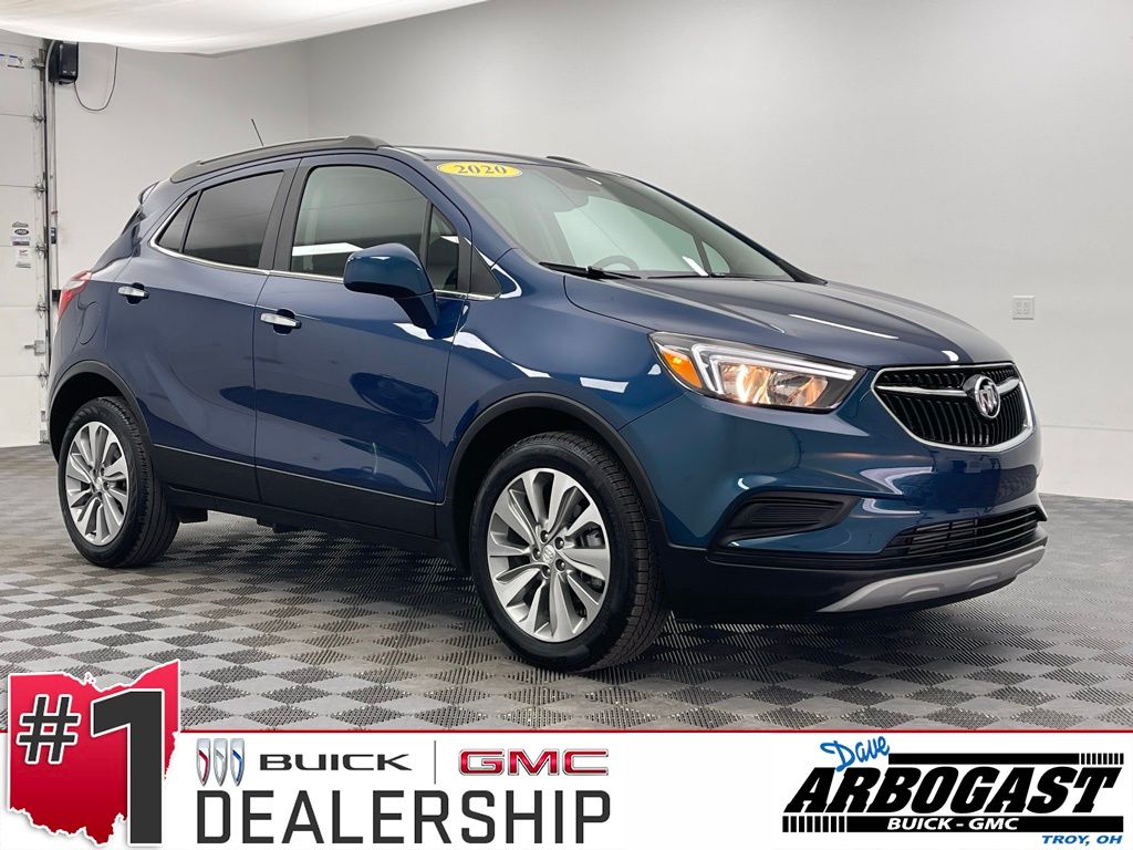Blue (Deep Azure Metallic) 2020 Buick Encore Preferred FWD SUV / Crossover Front-Wheel Drive 6-Speed Automatic Overdrive