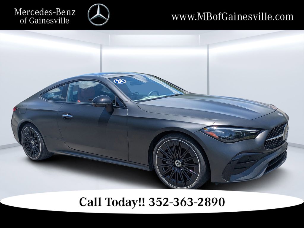 MANUFAKTUR Alpine Gray Metallic 2024 Mercedes-Benz CLE 300 4MATIC Coupe All-Wheel Drive 9-Speed Automatic