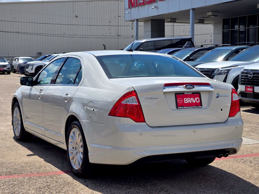 2012 Ford Fusion Hybrid Base White at Shottenkirk Kia Fort Bend
