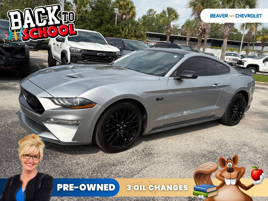 Silver Metallic 2021 Ford Mustang Coupe Rear-Wheel Drive Automatic