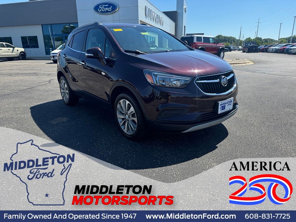 Black Cherry Metallic 2017 Buick Encore SUV / Crossover All-Wheel Drive 6-Speed Automatic Overdrive