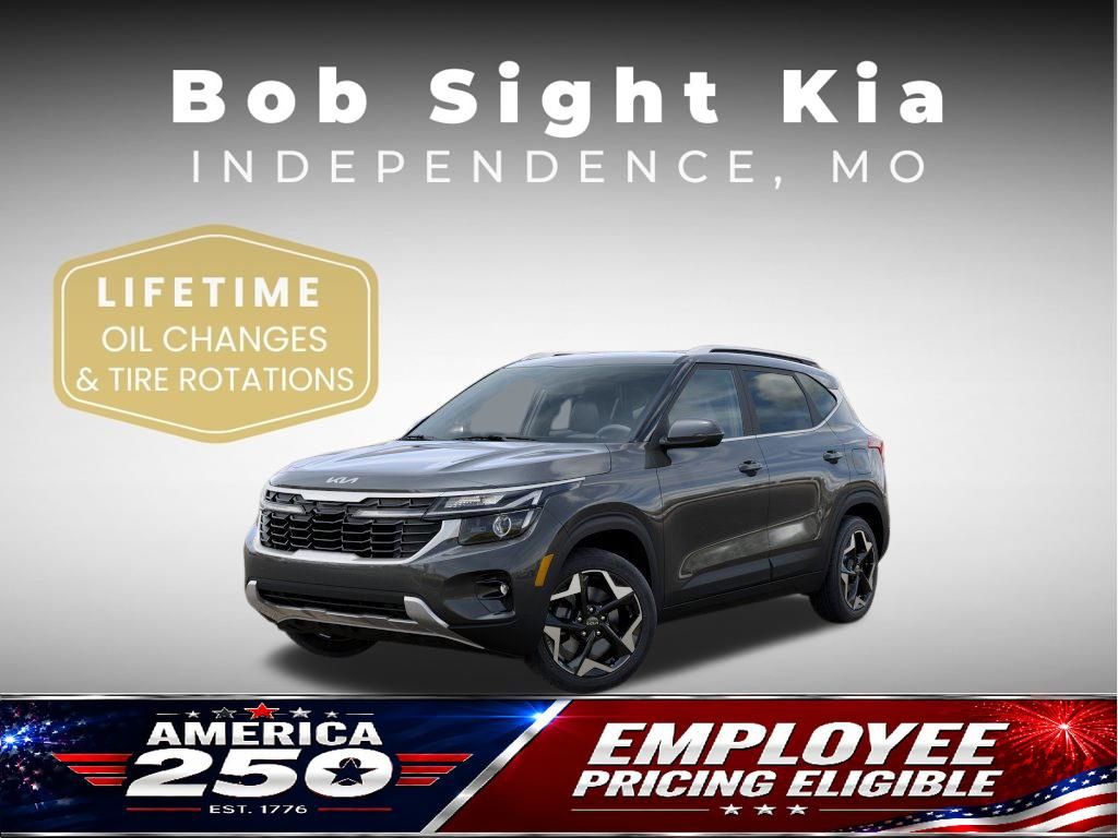 Gray 2026 Kia Seltos SUV / Crossover All-Wheel Drive Continuously Variable Transmission