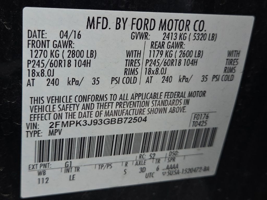 Thumbnail: 2016 Ford Edge - 9