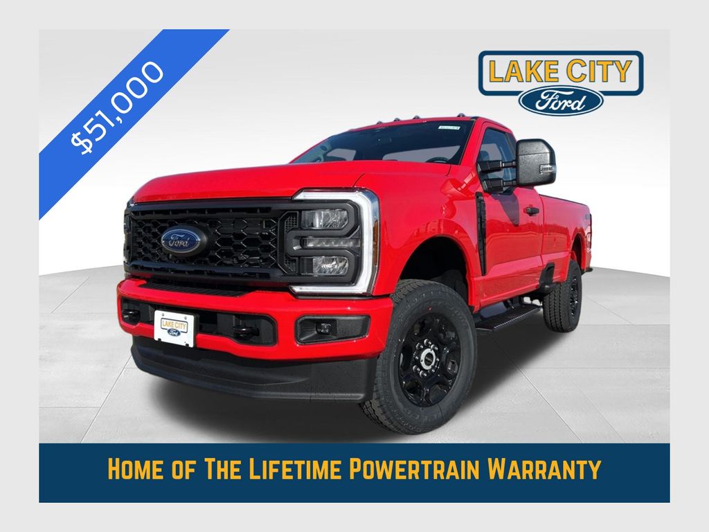 Race Red 2026 Ford F-350 Super Duty Pickup Truck Four-Wheel Drive Automatic