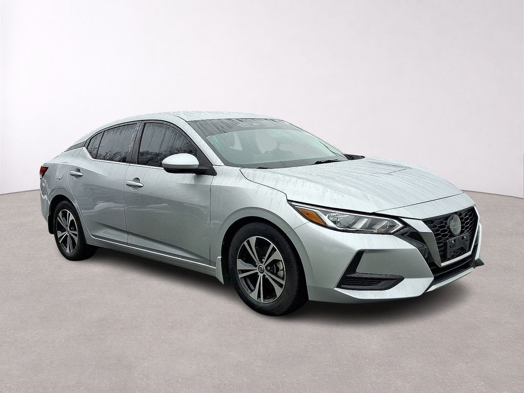 Brilliant Silver Metallic 2020 Nissan Sentra SV FWD Sedan Front-Wheel Drive Continuously Variable Transmission