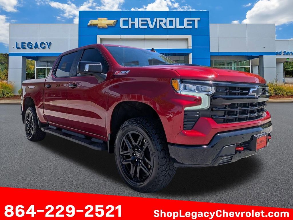 Radiant Red Tintcoat 2024 Chevrolet Silverado 1500 LT Trail Boss Crew Cab 4WD Pickup Truck Four-Wheel Drive Automatic