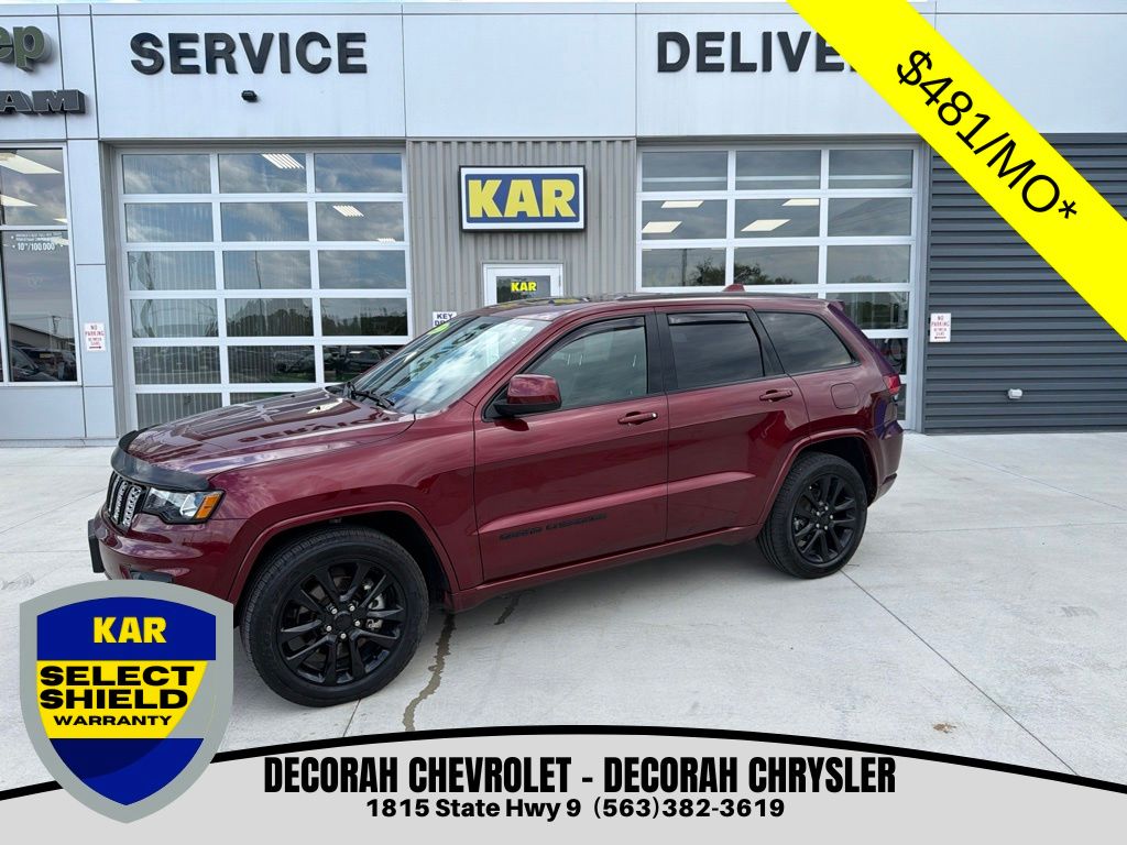 Velvet Red Pearlcoat 2021 Jeep Grand Cherokee SUV / Crossover Four-Wheel Drive 8-Speed Automatic