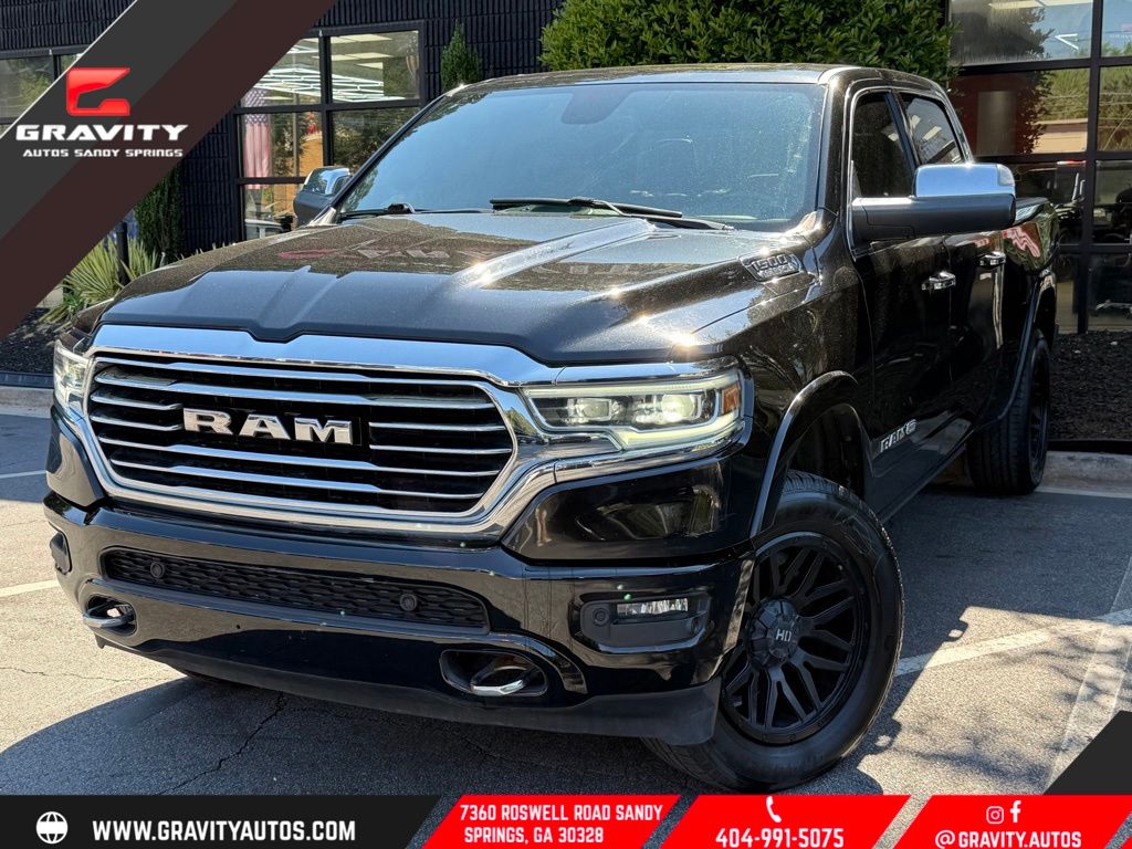 Diamond Black Crystal Pearlcoat 2020 RAM 1500 Pickup Truck Four-Wheel Drive 8-Speed Automatic