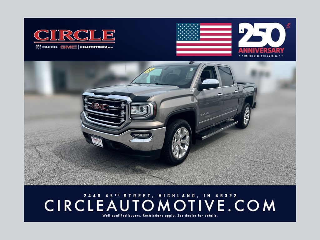 Pepperdust Metallic 2017 GMC Sierra 1500 Pickup Truck Four-Wheel Drive 6-Speed Automatic Overdrive