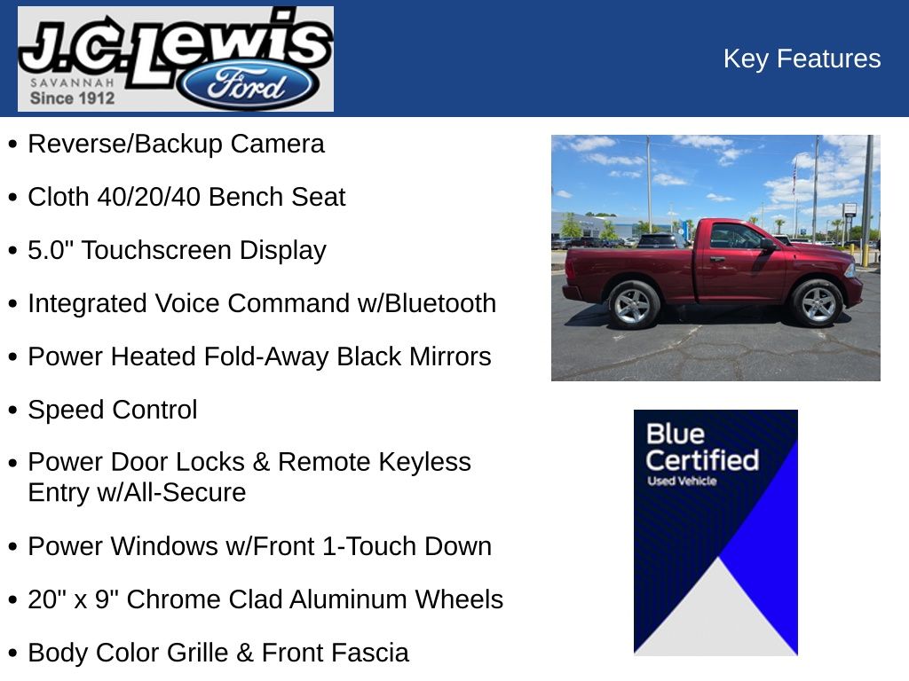 2018 Ram 1500 Express Regular Cab 4x2 6'4" Box