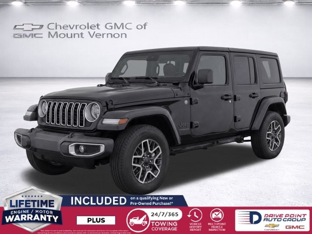 Black Clearcoat 2026 Jeep Wrangler SUV / Crossover Four-Wheel Drive 8-Speed Automatic