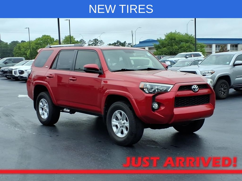 Barcelona Red Metallic 2019 Toyota 4Runner SUV / Crossover Four-Wheel Drive 5-Speed Automatic Overdrive