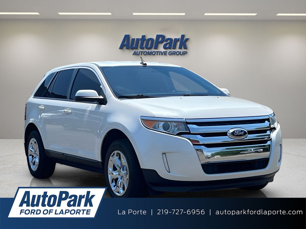 White Platinum Metallic Tri-Coat 2014 Ford Edge SUV / Crossover Front-Wheel Drive 6-Speed Automatic