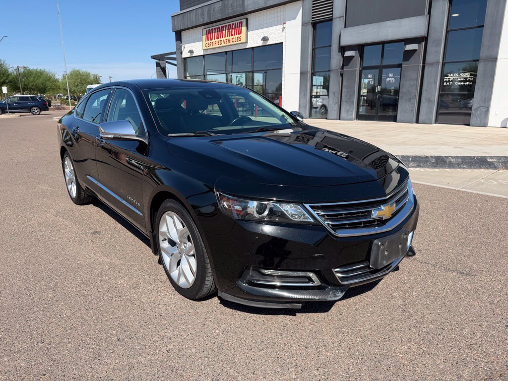 Black 2017 Chevrolet Impala Sedan Front-Wheel Drive 6-Speed Automatic Overdrive