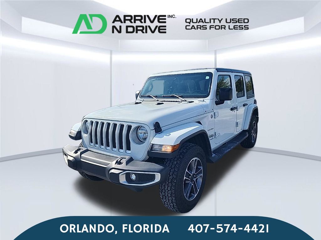 Bright White Clearcoat 2023 Jeep Wrangler SUV / Crossover Four-Wheel Drive 8-Speed Automatic
