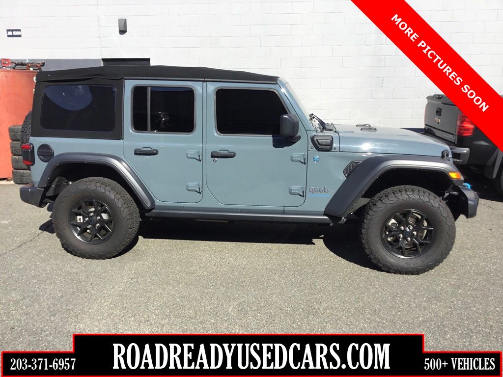 Anvil Clear Coat 2024 Jeep Wrangler 4xe SUV / Crossover Four-Wheel Drive 8-Speed Automatic