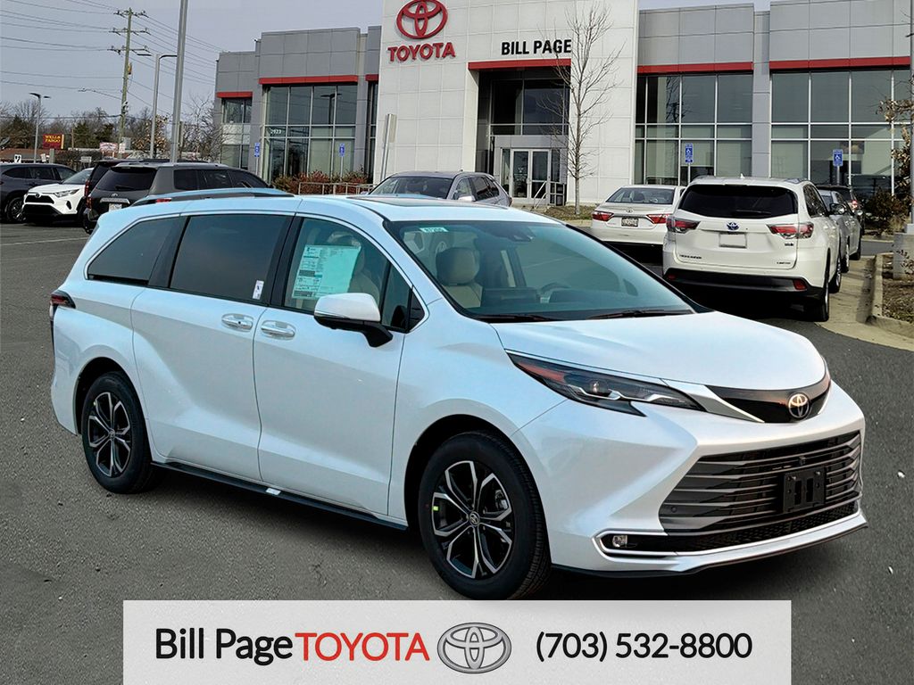 Pearl 2026 Toyota Sienna Minivan All-Wheel Drive Continuously Variable Transmission