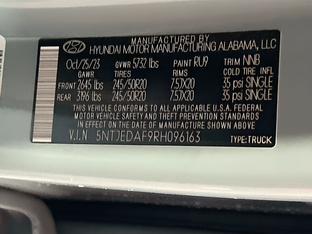 Used 2024 Blue Hyundai Limited image 33