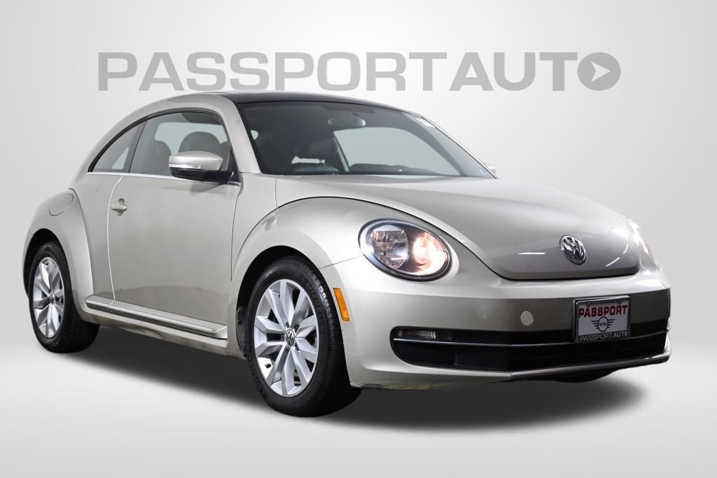 Brown (Tan) 2013 Volkswagen Beetle Hatchback Front-Wheel Drive Automatic