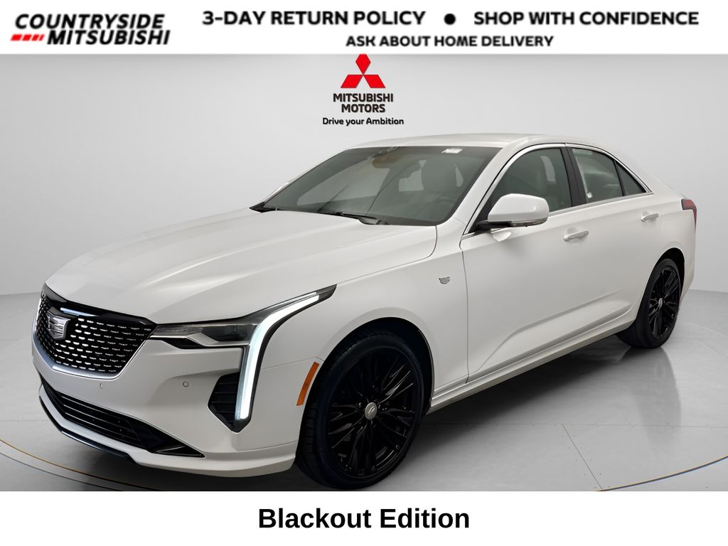 Summit White 2024 Cadillac CT4 Premium Luxury AWD Sedan All-Wheel Drive 8-Speed Automatic