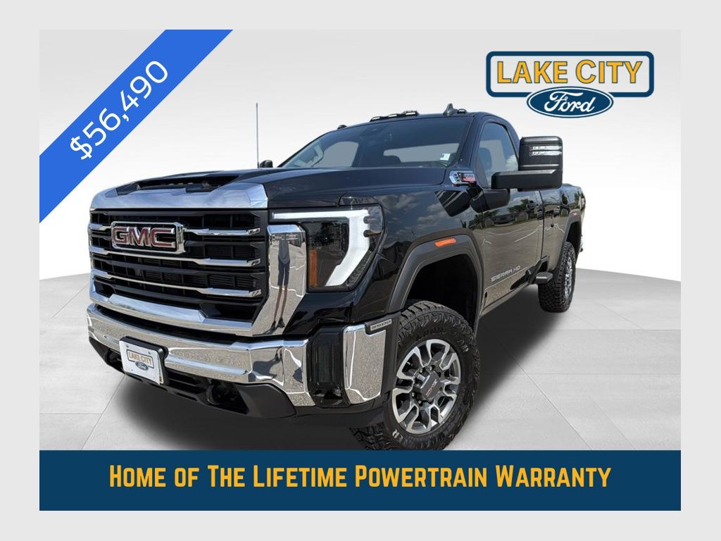 Onyx Black 2024 GMC Sierra 3500HD Pickup Truck Four-Wheel Drive Automatic