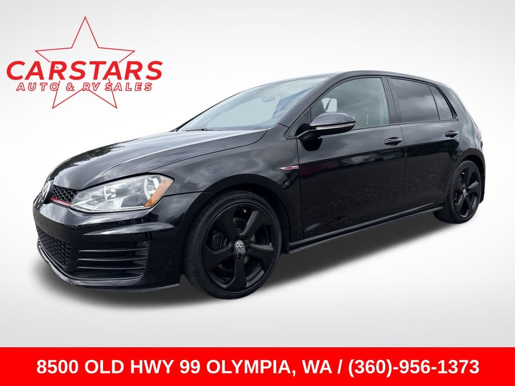 2015 Deep Black Pearl Volkswagen Golf GTI Autobahn FWD Hatchback