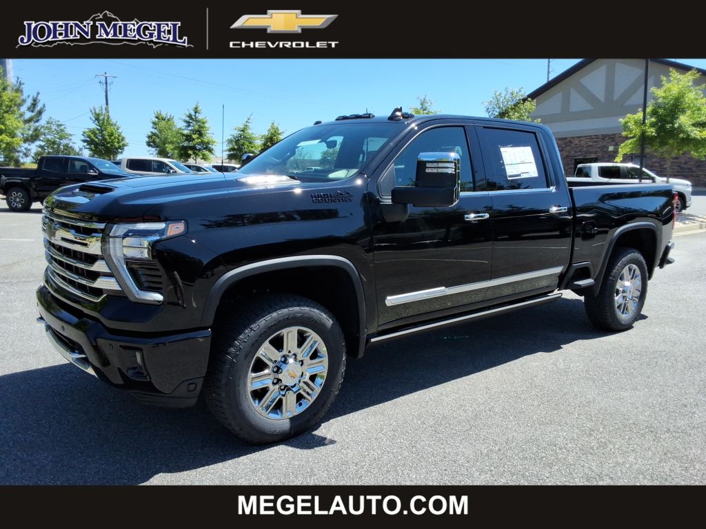 Black 2026 Chevrolet Silverado 2500HD Pickup Truck Four-Wheel Drive Automatic