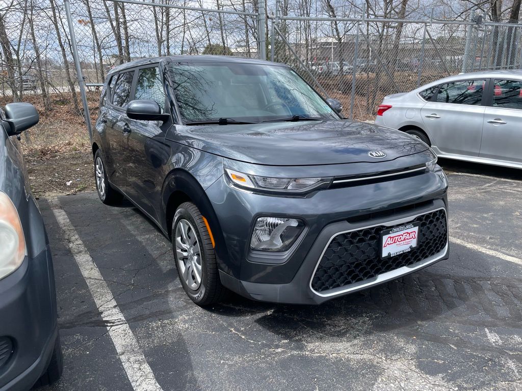 Gravity Gray 2021 Kia Soul LX FWD SUV / Crossover Front-Wheel Drive Continuously Variable Transmission