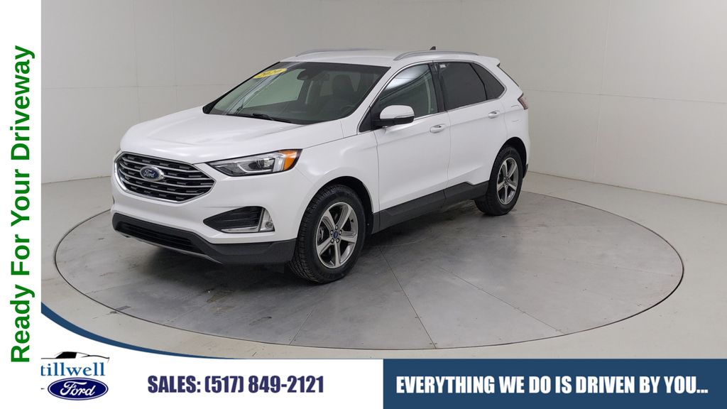 Oxford White 2020 Ford Edge SUV / Crossover All-Wheel Drive 8-Speed Automatic