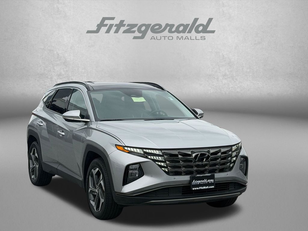 Shimmering Silver 2023 Hyundai Tucson SUV / Crossover All-Wheel Drive 8-Speed Automatic