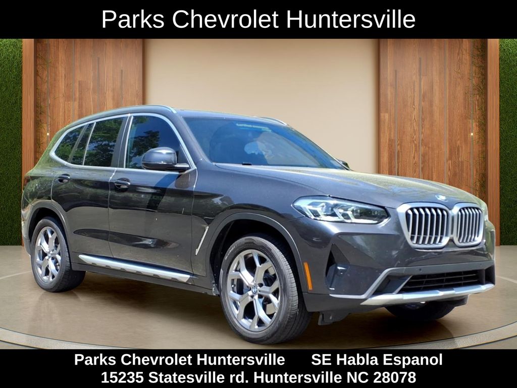Gray (Dark Graphite Metallic) 2024 BMW X3 xDrive30i AWD SUV / Crossover All-Wheel Drive 8-Speed Automatic