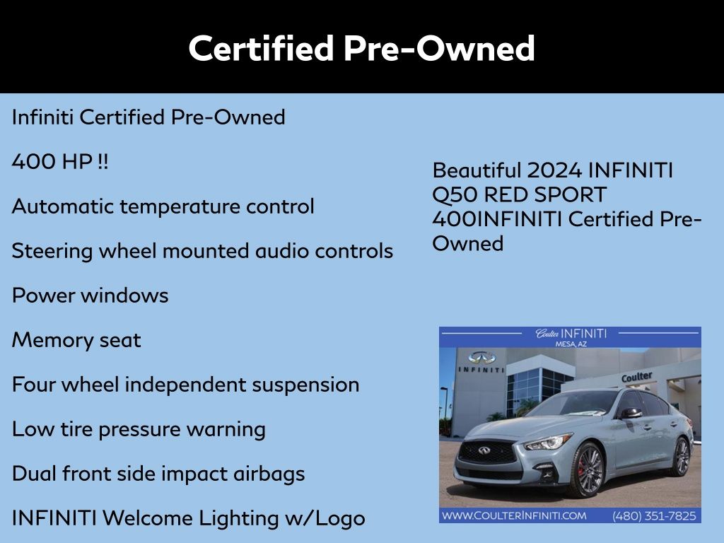 2024 INFINITI Q50 Red Sport 400 2