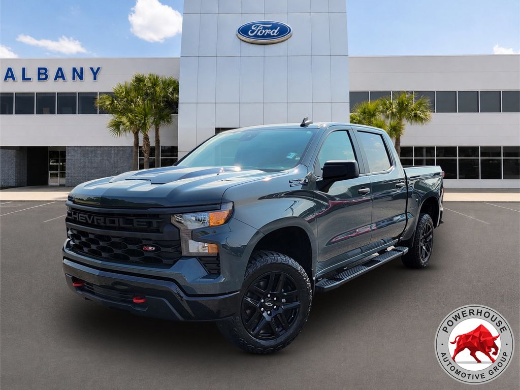 Cypress Gray 2025 Chevrolet Silverado 1500 Pickup Truck Four-Wheel Drive Automatic