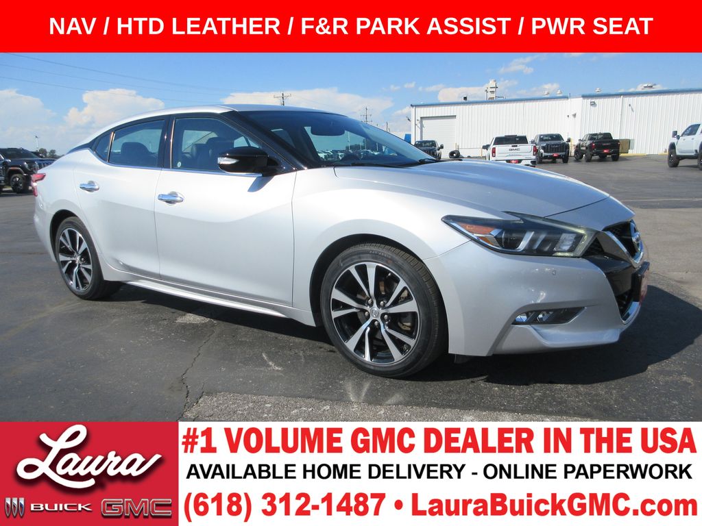 Brilliant Silver 2018 Nissan Maxima Sedan Front-Wheel Drive Continuously Variable Transmission