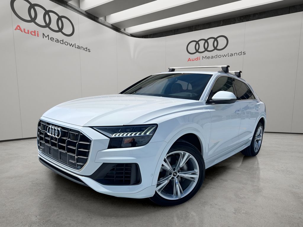 Carrara White 2023 Audi Q8 SUV / Crossover All-Wheel Drive 8-Speed Automatic