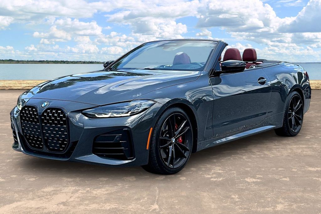 Dravit Gray Metallic 2022 BMW 4 Series Convertible Rear-Wheel Drive 8-Speed Automatic