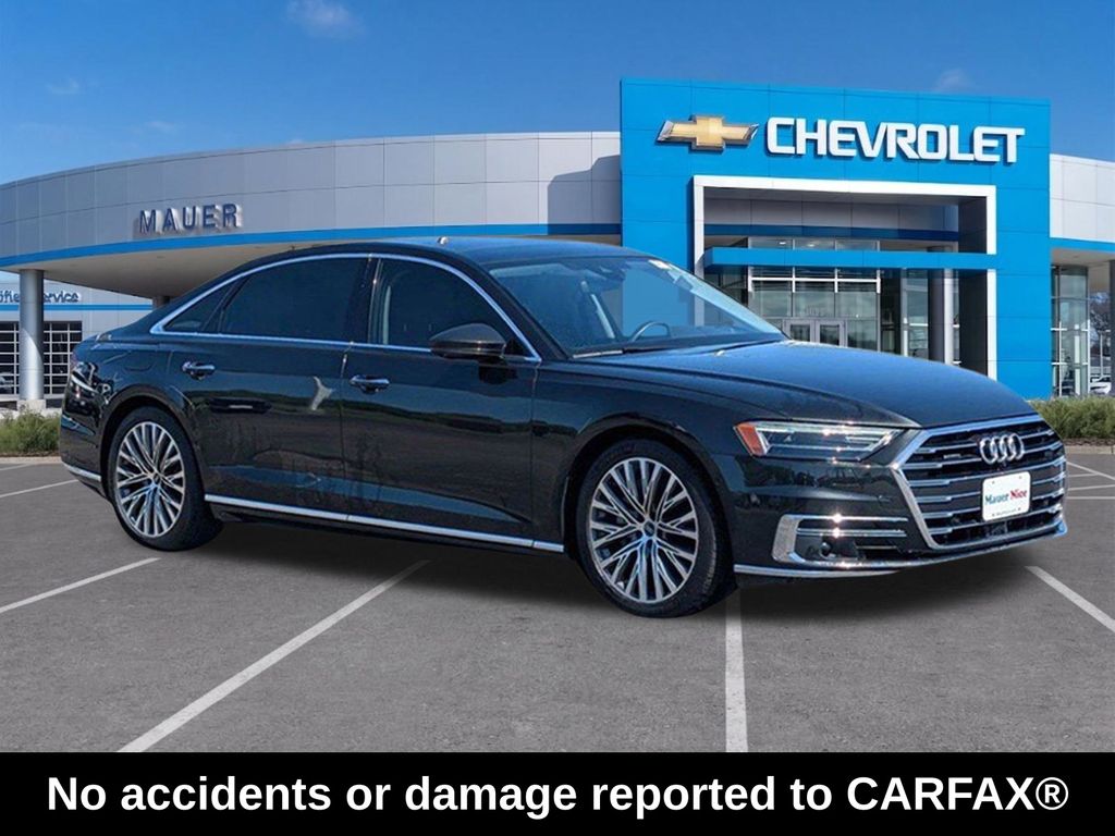 Gray Metallic 2021 Audi A8 L quattro 55 TFSI Sedan All-Wheel Drive 8-Speed Automatic