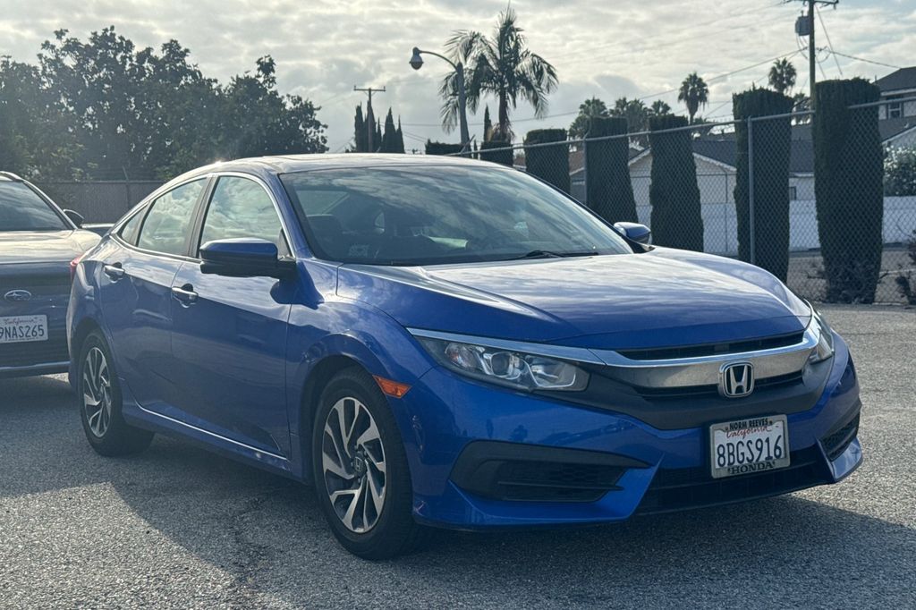 Used 2018 Blue Honda EX image 2
