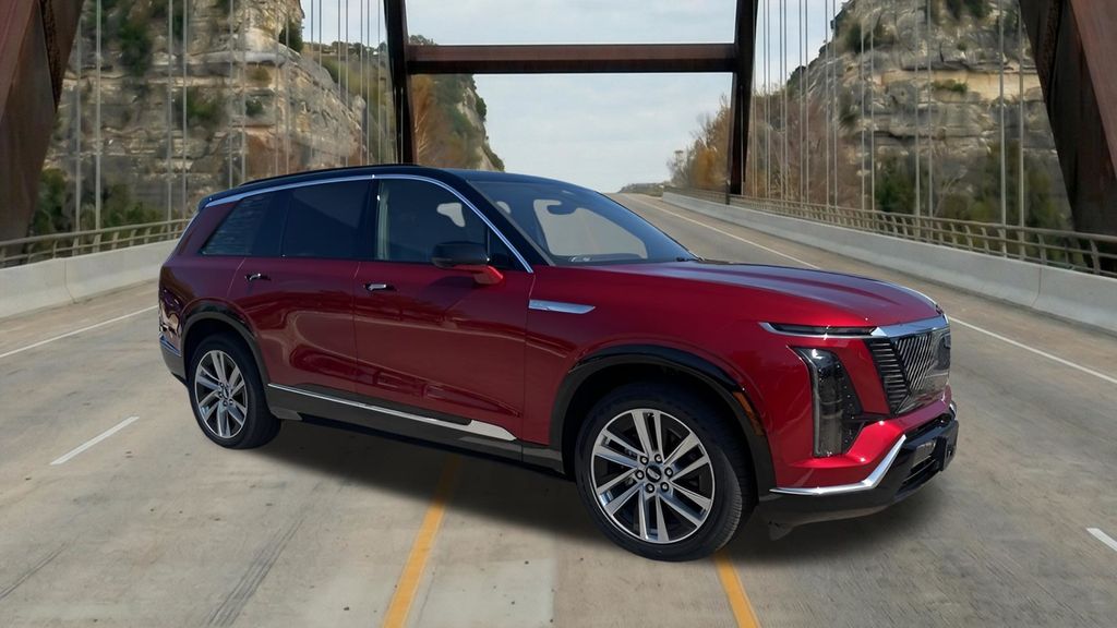 Radiant Red 2026 Cadillac VISTIQ Luxury AWD SUV / Crossover All-Wheel Drive 1-Speed Automatic