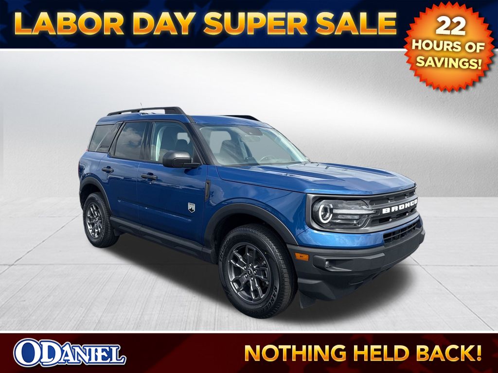 Blue Metallic 2023 Ford Bronco Sport SUV / Crossover All-Wheel Drive 8-Speed Automatic