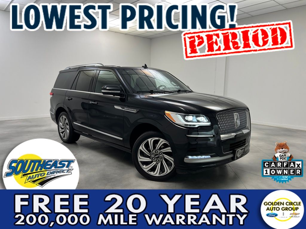 Black Metallic 2024 Lincoln Navigator SUV / Crossover Four-Wheel Drive Automatic
