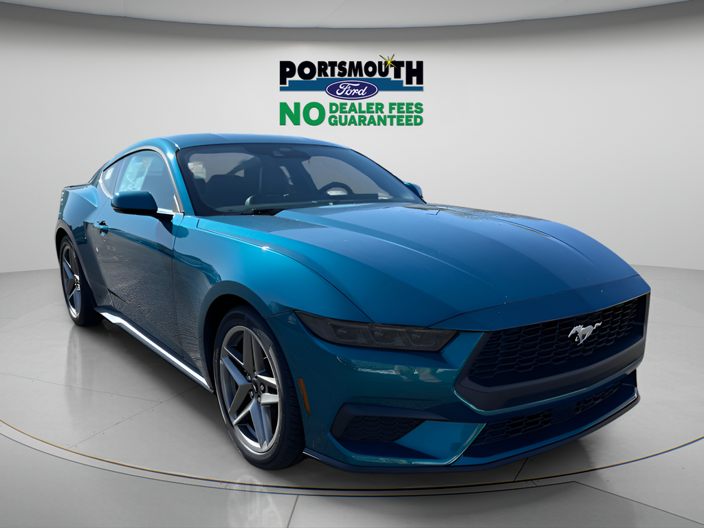 Adriatic Blue Metallic 2026 Ford Mustang Coupe Rear-Wheel Drive Automatic